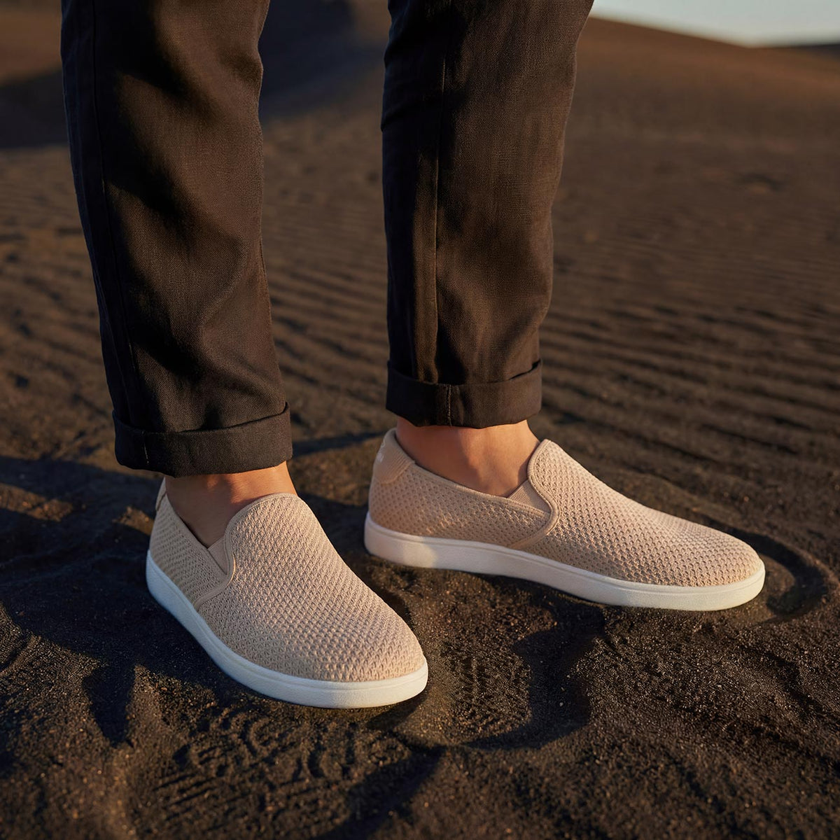 Wood Sneaker Slip-On Men