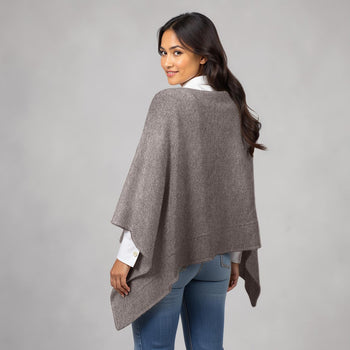 Merino Lambswool Poncho
